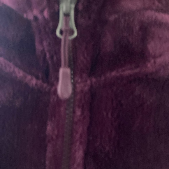 32 Degrees Heat Cozy Soft Plush Zipper Jacket with Hood Berry/Wine pockets XS - Picture 9 of 10